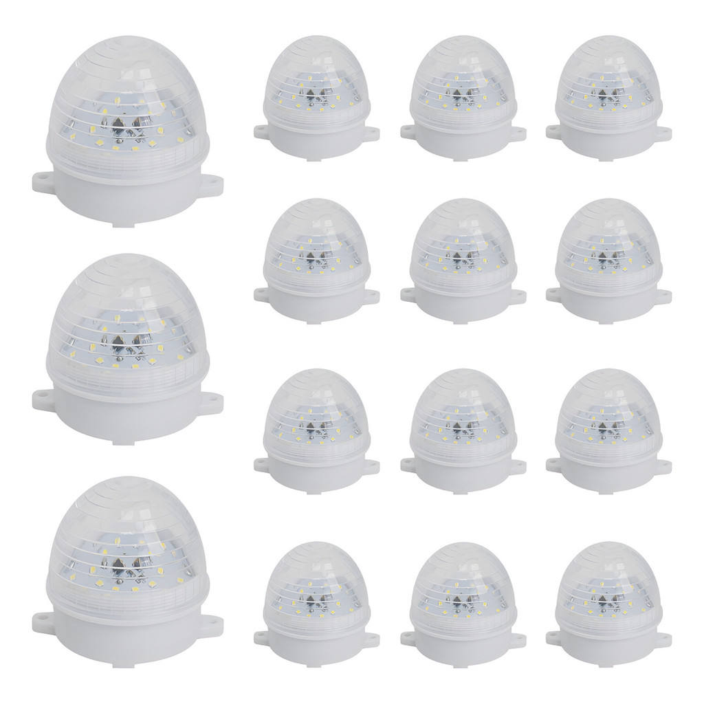 15 Estroboscópica Strobo Flash Sinalização 14w Luz Frio 220v