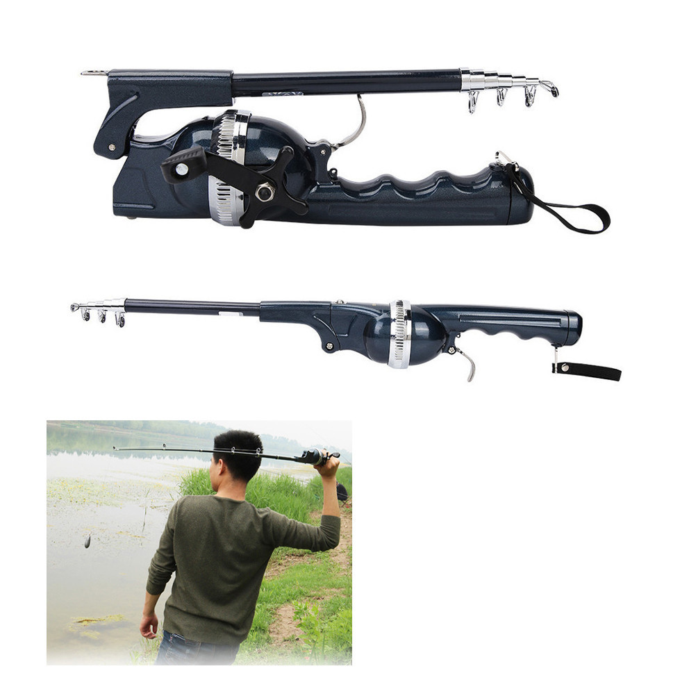 Vara De Pesca Telescópica Dobrável Portátil 134cm Com Linha em Oferta na Shopee