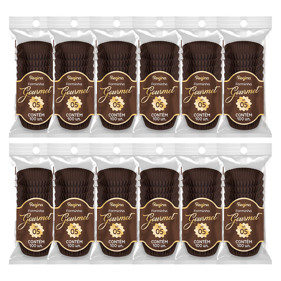 Forminha para Doce e Brigadeiro N5 Marrom 1000 Unid. em Oferta na Shopee