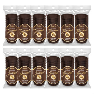 Forminha para Doce e Brigadeiro N5 Marrom 1000 Unid. em Oferta na Shopee