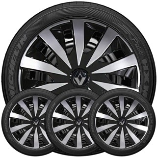 Kit 4 Calotas Esportivas Aro 15 Linha Seven Compativeis Com Clio Logan Sandero em Oferta na Shopee