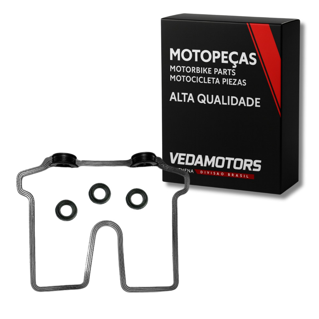 KIT GUARNIÇÃO TAMPA VÁLVULA CABEÇOTE  CBX 250 XR 250