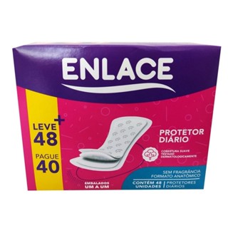 Absorvente Enlace Protetor Diário - Embalagem com 48 Unidades em Oferta na Shopee