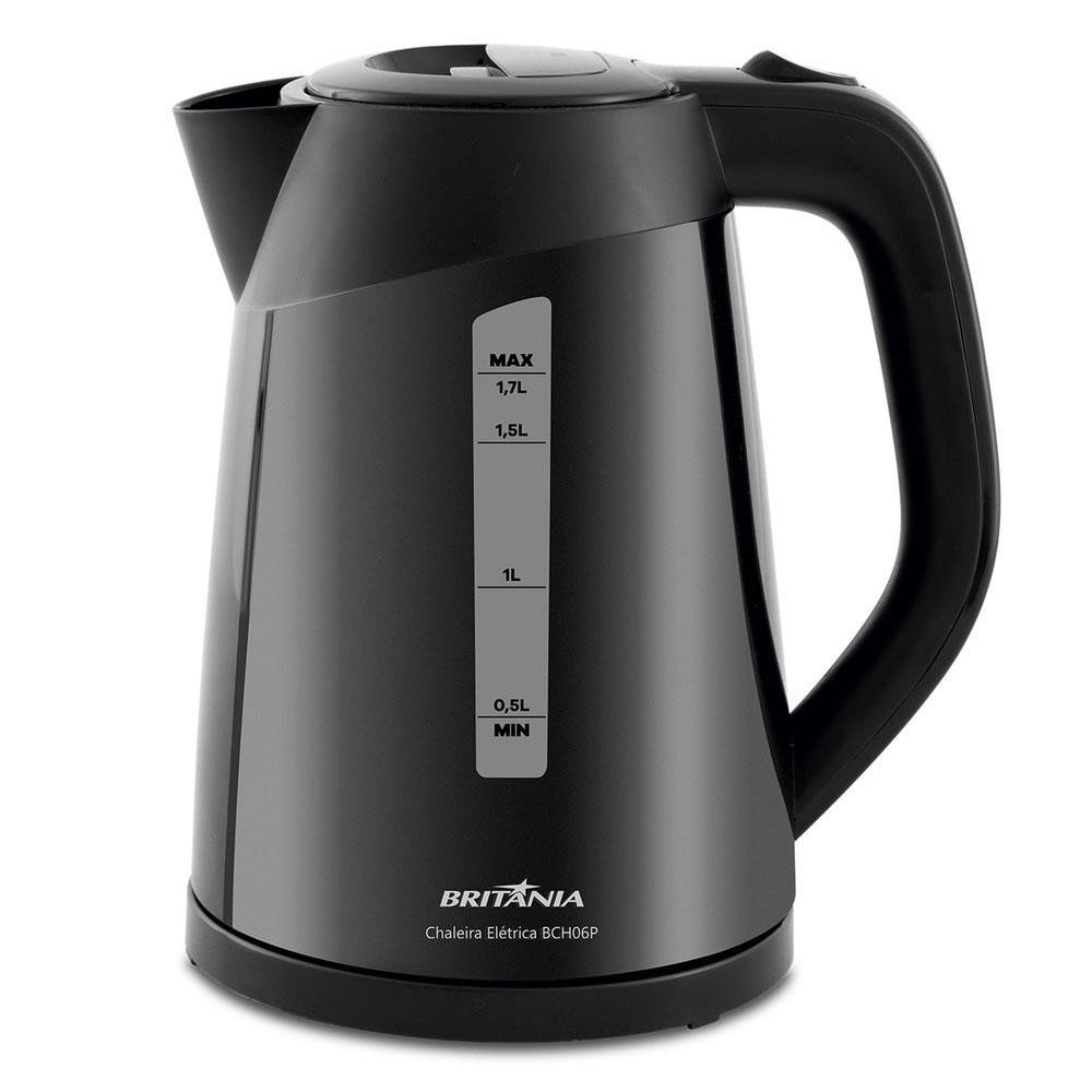 Chaleira Elétrica Britânia BCH06, 1,7 Litros, Preto em Oferta na Shopee