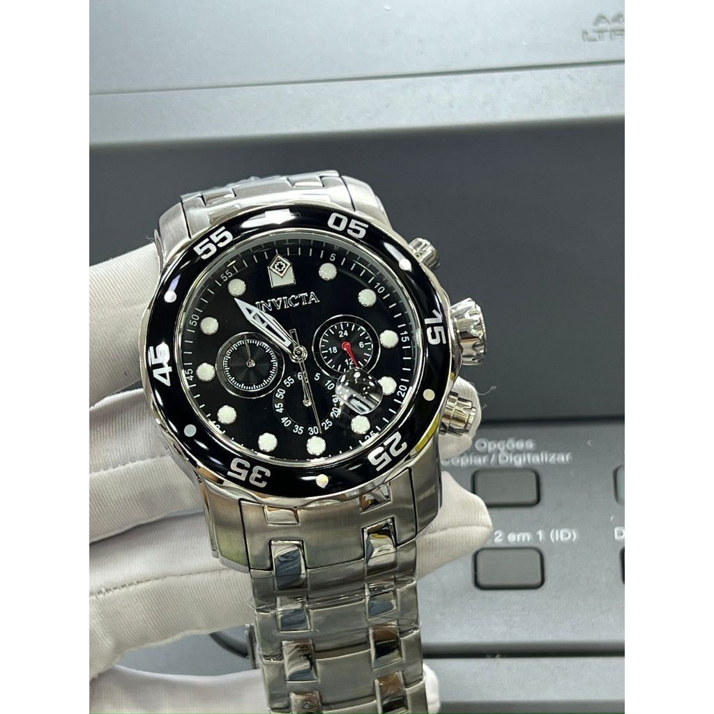 Relógio Invicta Pro Diver Scuba, aço Inoxidável, Pulseira, relógio masculino imponente
relógio masculino quartz com caix