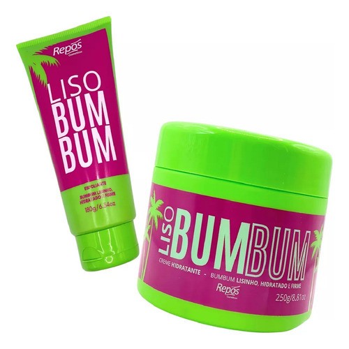 Esfoliante + Creme Liso Bumbum - Kit Repós 2 Unidades 430gr