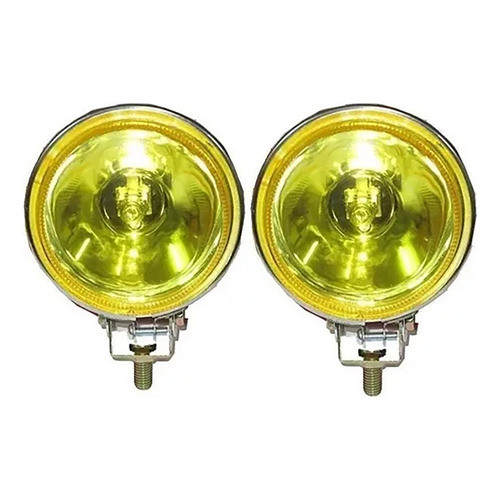 Par Farol Milha Amarelo Fusca Kombi Rat Hot Rod German 92mm