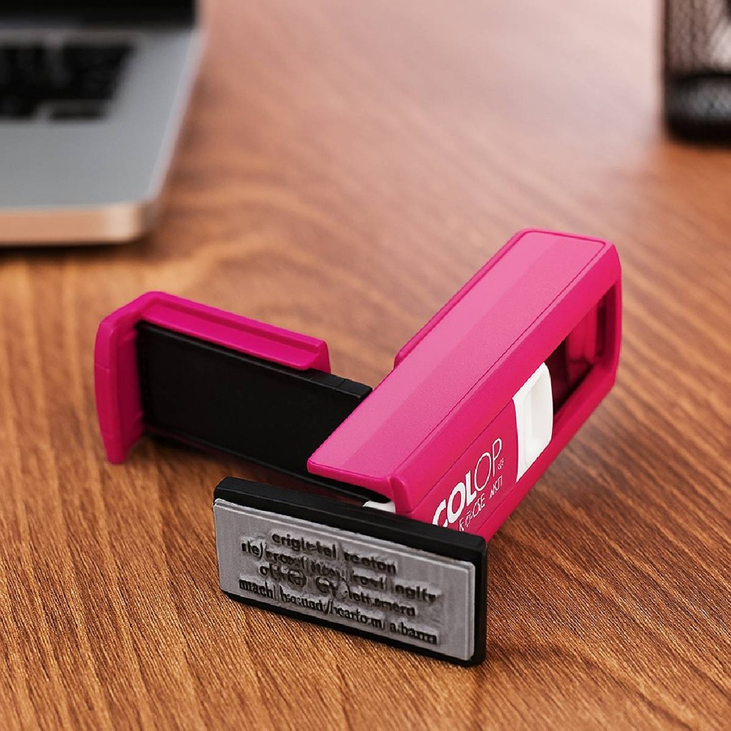 Carimbo Personalizado Colop Pocket Stamp Plus 20 Rosa
