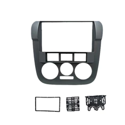 Moldura 6.8" e 7" VW Gol, Saveiro, Parati G4 - (Botões deslocados) - Grafite