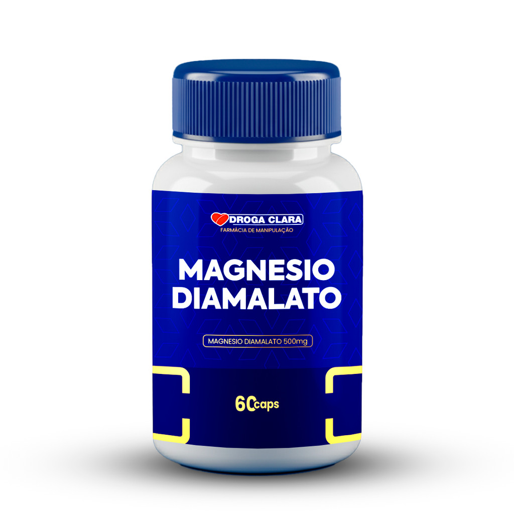 Magnésio Dimalato 500mg 60 Cápsulas em Oferta na Shopee
