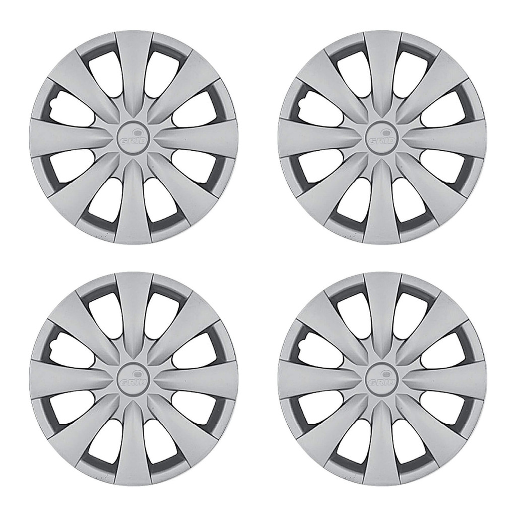 Calota Aro 15" cor Prata Modelo Corolla 2010 Jogo c/ 4 Calotas Grid - 460AR-PTA-E
