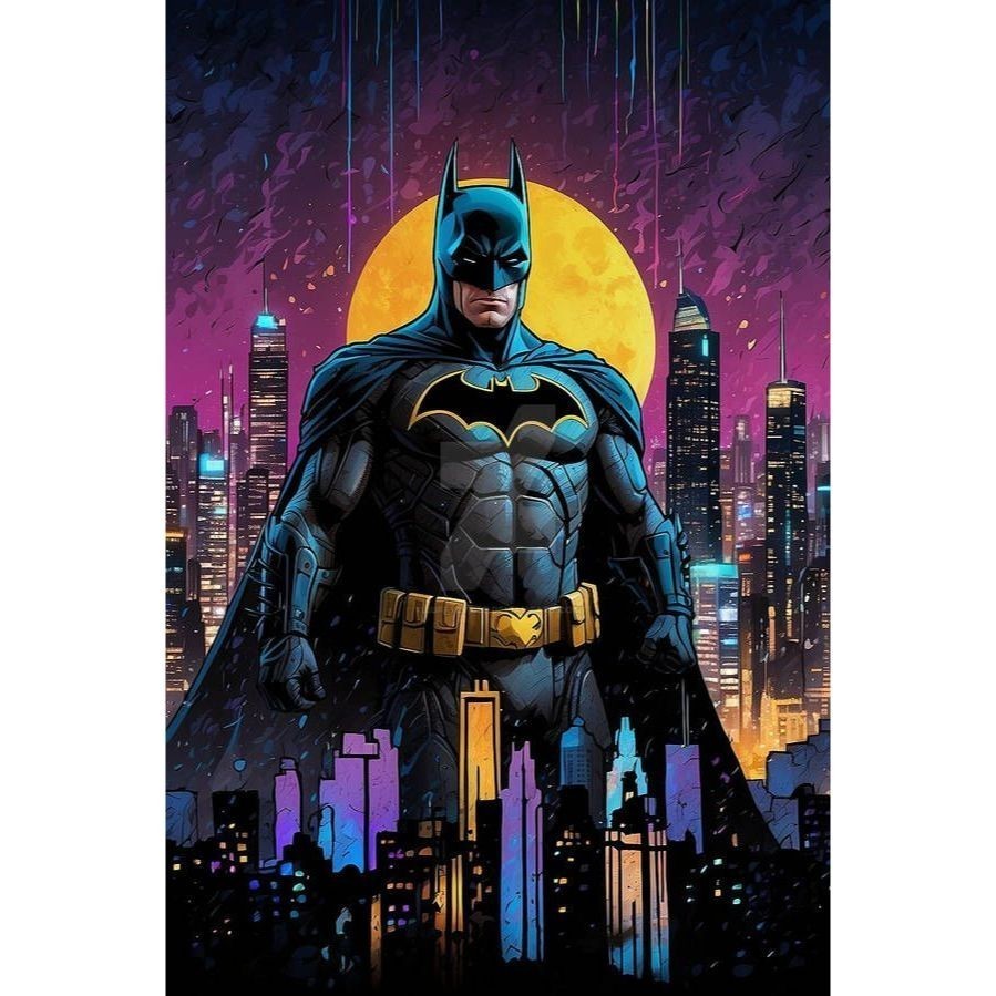 Quadro Decorativo Batman Placa decorativa MDF