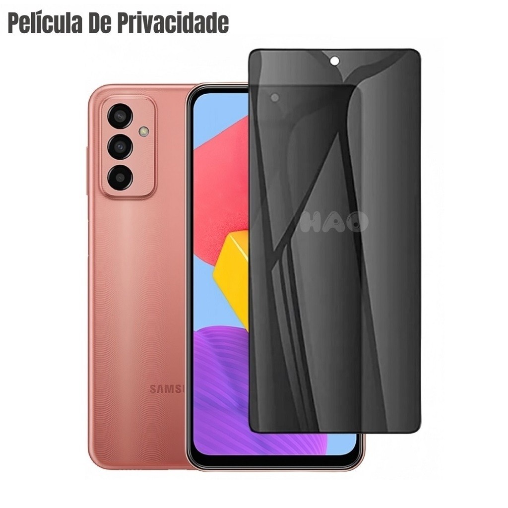 Película Vidro 3D Privacidade Anti Spy Tela Para Samsung Galaxy M52 M13 M23 5G M53 M14 M54 S20 FE S21 S22 S23 S24 Plus em Oferta na Shopee