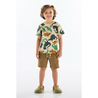 Camiseta Dino em Algodão Infantil Up Baby em Oferta na Shopee