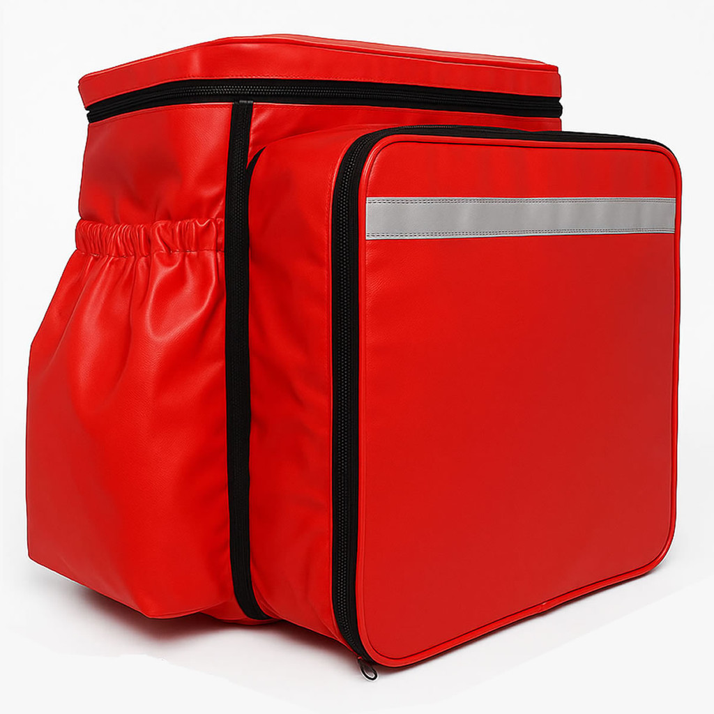 Mochila Térmica Delivery 80L Lona de PVC impermeável Expansor em Oferta na Shopee