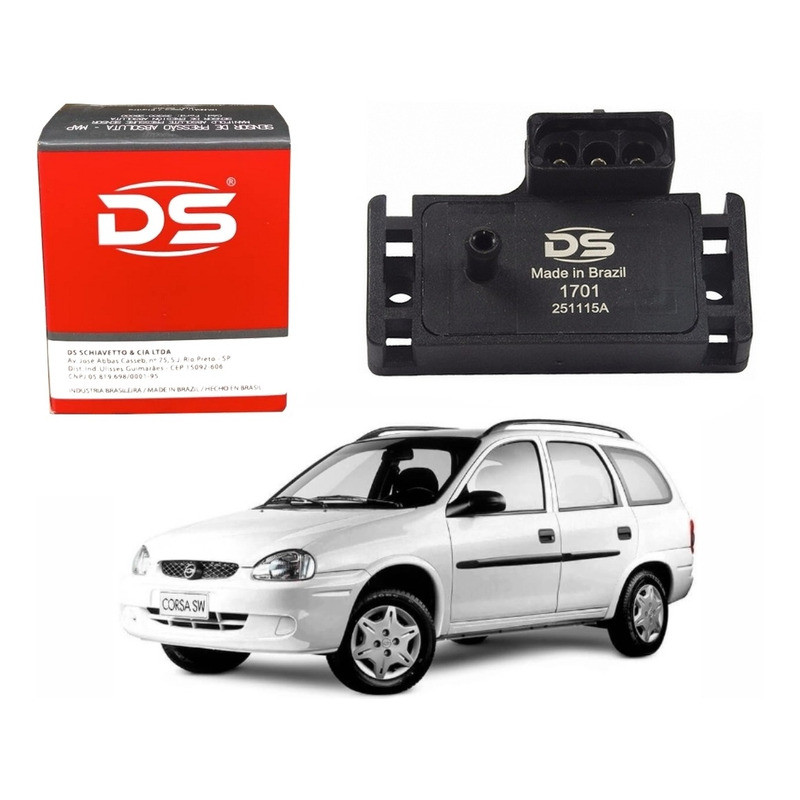 Sensor Map Ds Corsa Wagon 1.0 1.6 1997 A 2002 em Oferta na Shopee