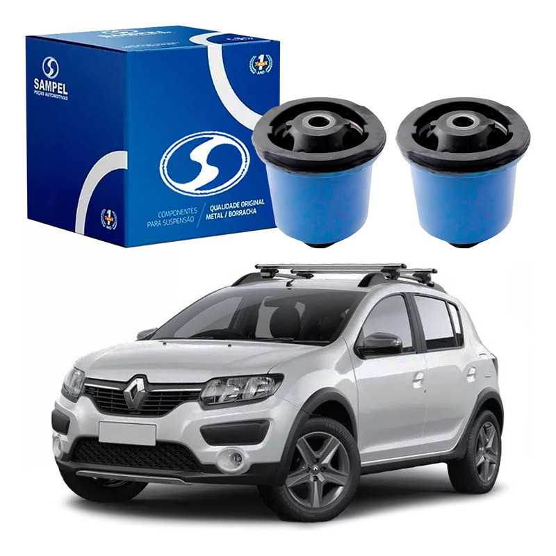 Par Bucha Eixo Traseiro Sandero Stepway 1.6 2017 A 2019