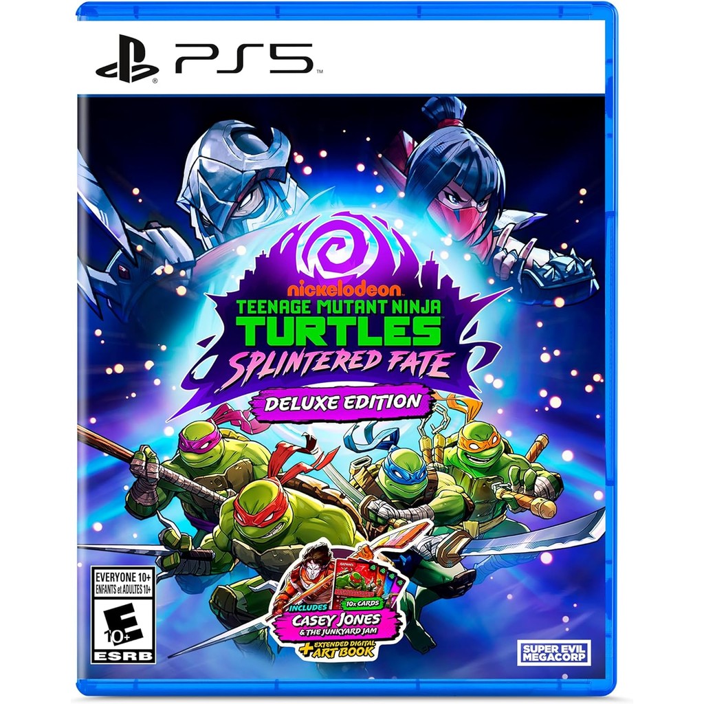 Teenage Mutant Ninja Turtle Splintered Fate Deluxe Edition PS5 Midia Fisica