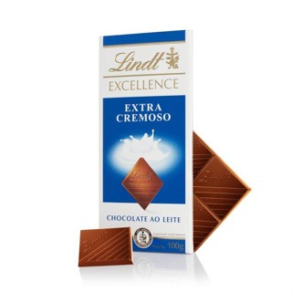 Barra de Chocolate Lindt Excellence Milk 100g em Oferta na Shopee