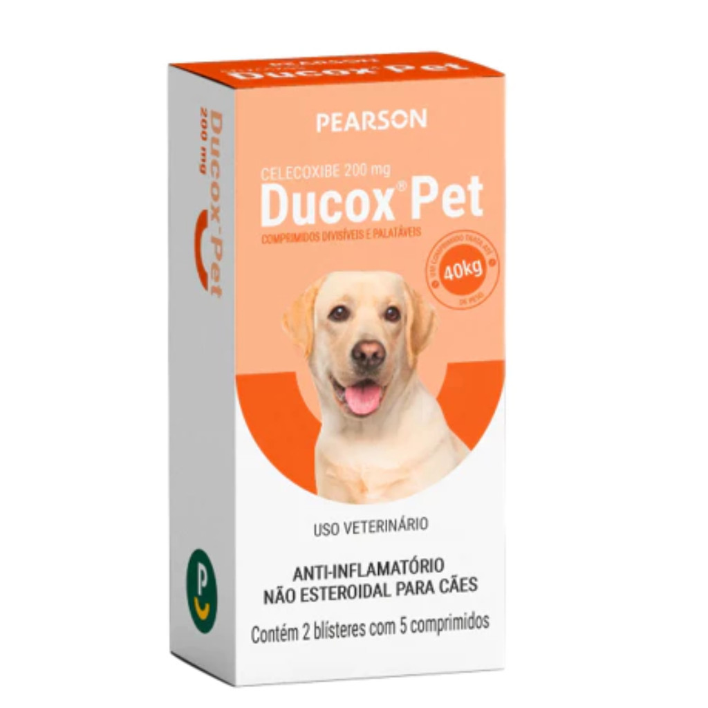 Anti Inflamatório Ducox Pet 200mg Para Cães - comp. em Oferta na Shopee