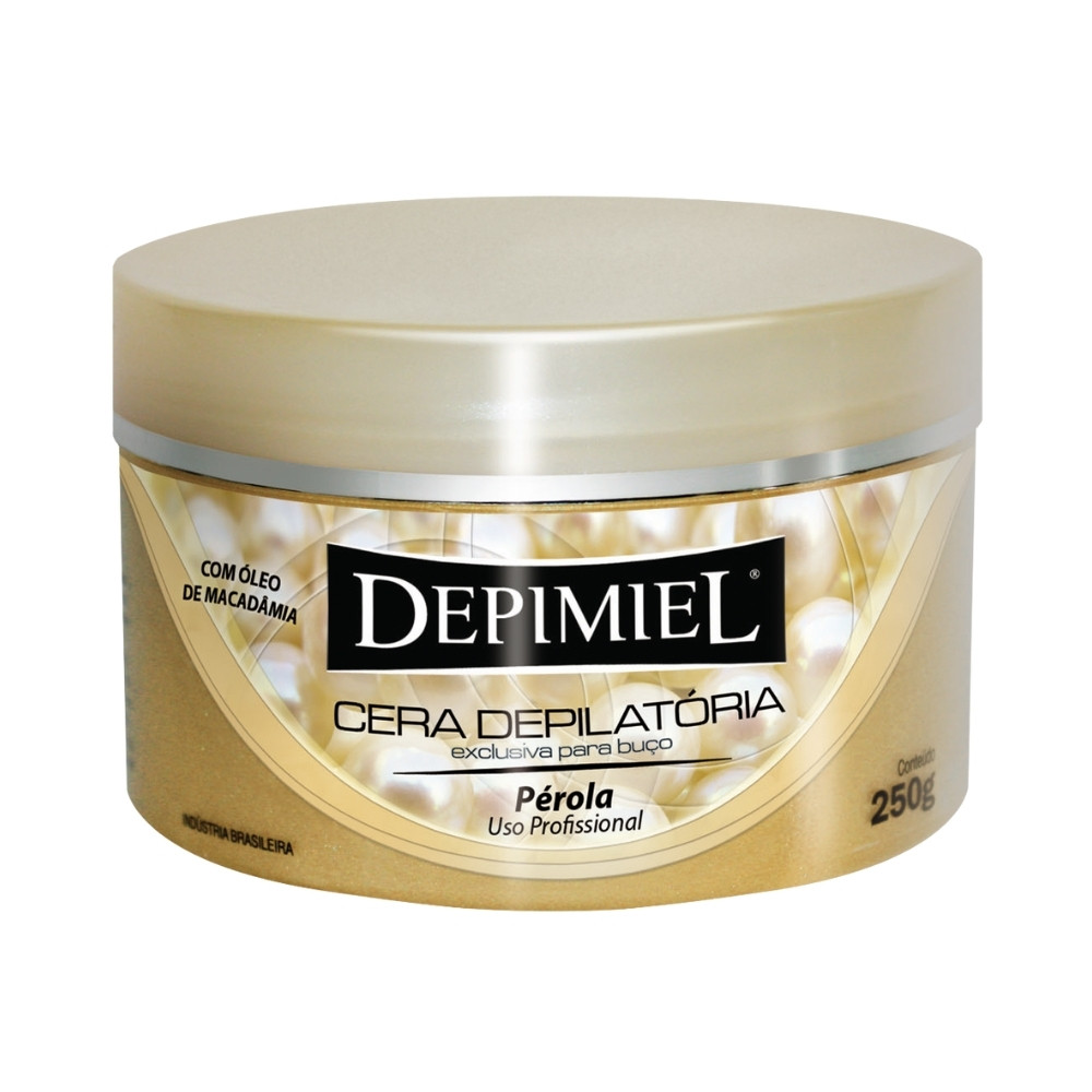 Cera Depilatória Depimiel Pérola Para Buço 250g em Oferta na Shopee