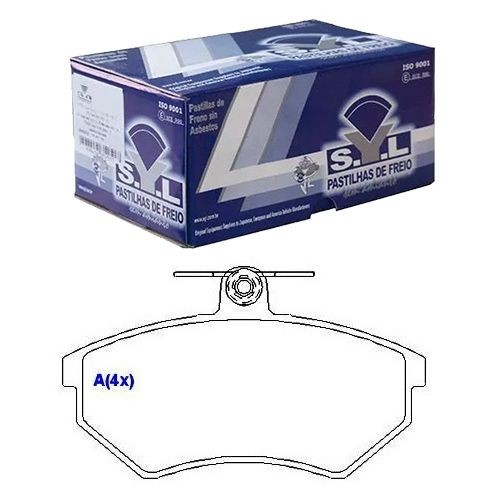 Pastilha De Freio Dianteira A4 1995 A 2008 / A4 Avant 1995 A 2004 / Golf 1994 A 2018 / Passat 1991 A 2000