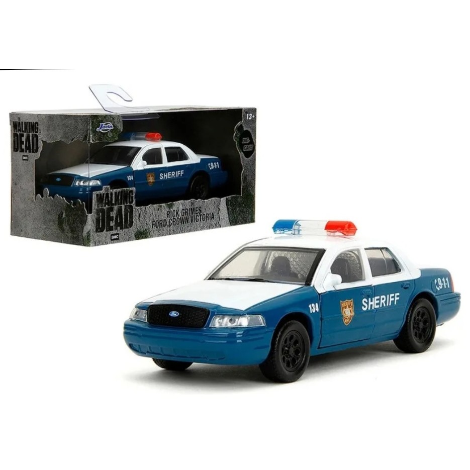 MINIATURA 1/32 FORD CROWN VICTORIA RICK THE WALKING DEAD jada