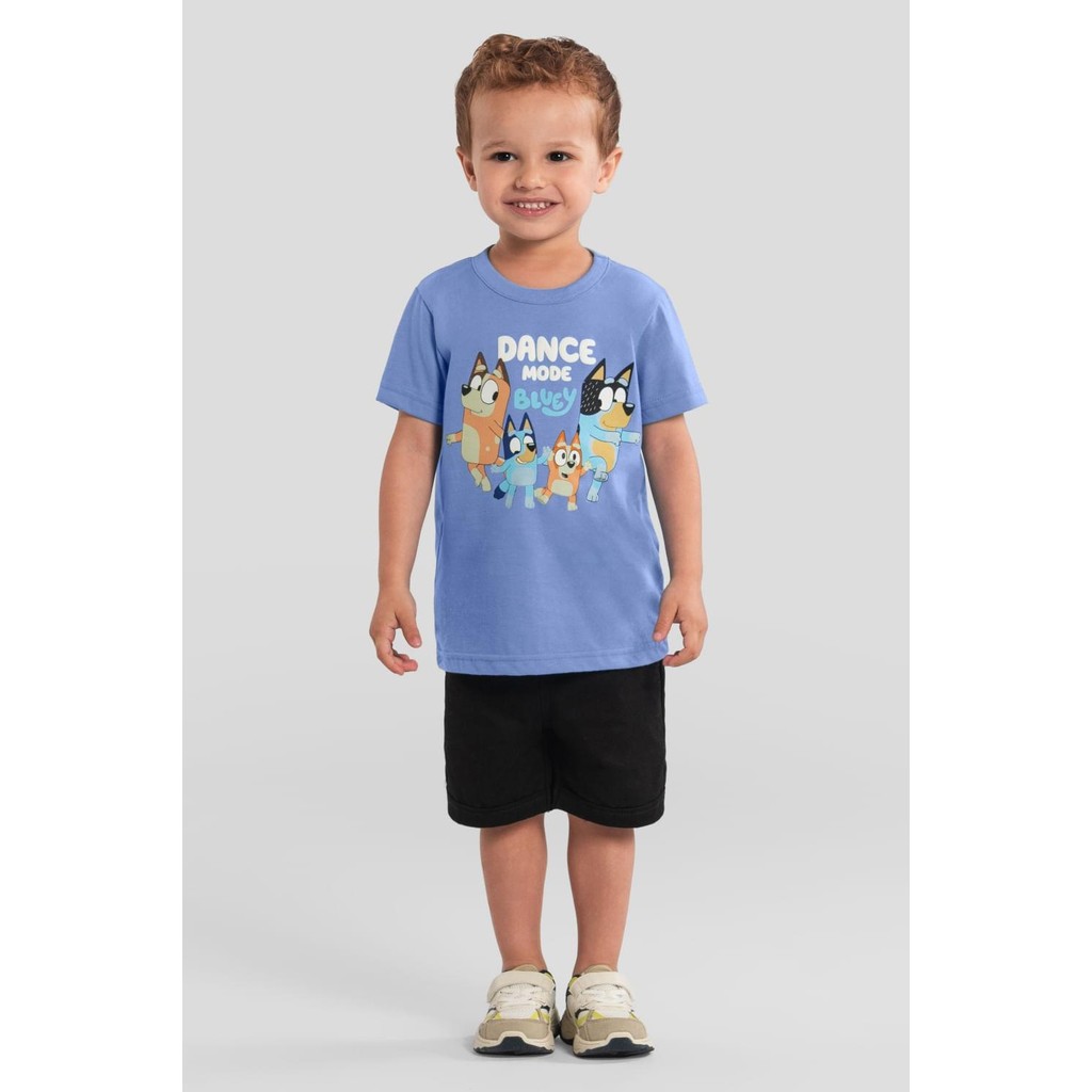 Camiseta infantil menino da Bluey em puff Brandili em Oferta na Shopee