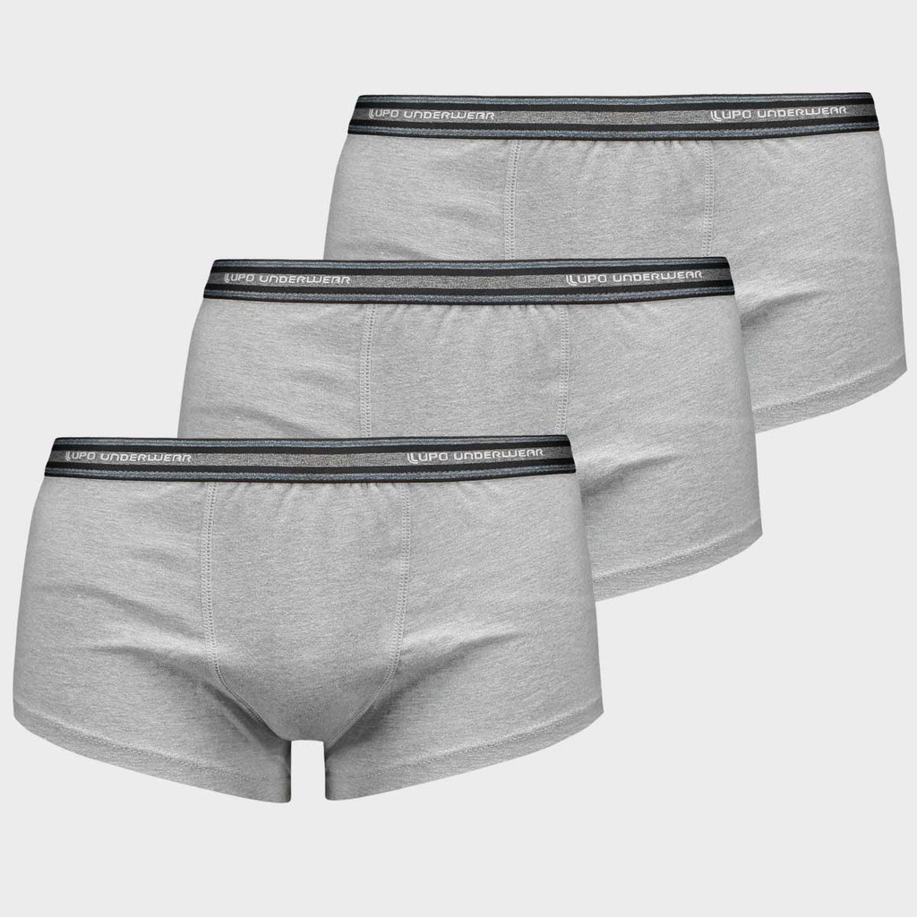 Kit 3 Cuecas Sunga Lupo Basic Algodão com Elastano Cinza em Oferta na Shopee