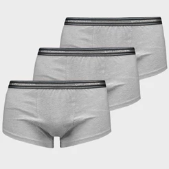 Kit 3 Cuecas Sunga Lupo Basic Algodão com Elastano Cinza