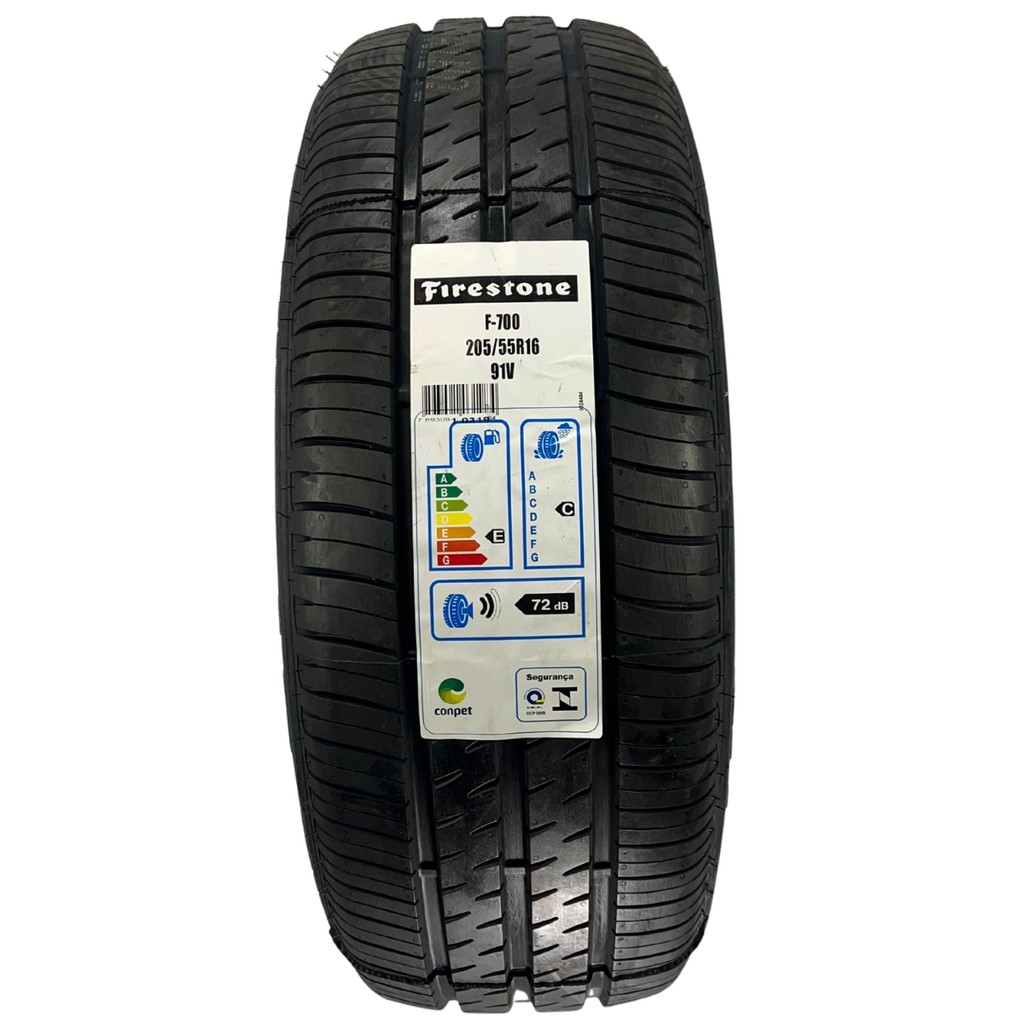 Pneu Firestone F-700 205/55R16 91V Aro 16 Original Onix Cruze Civic Corolla HB20 Ka Celta Prisma em Oferta na Shopee