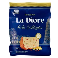 Panettone Frutas Cristalizadas La Diore 300g - Santa Edwiges