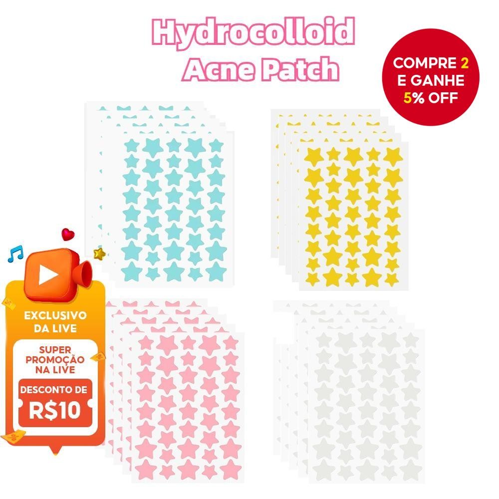 40pcs Adesivos Para Acne, Patch Hidrocoloidal Para Cobrir Espinhas E Imperfeições, Cuidados Com A Pele