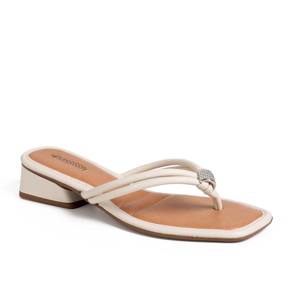 Tamanco Mississipi de Salto Baixo Feminina MF251 em Oferta na Shopee