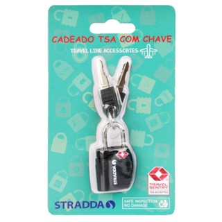 Cadeado TSA com Chave Stradda em Oferta na Shopee