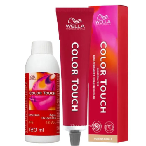 Wella Color Touch 5/0 Tonalizante Castanho Claro 60g +emulsão 120ml