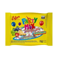 Bala Erlan Mastigável Party Mix Sortida 1Kg