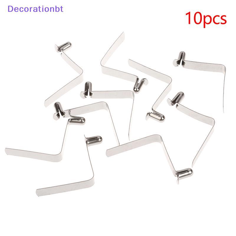 Decorationbt 10 Pçs Clipes De Mola Tubo De Loing Pino Clipe Para Tenda Pólo Caiaque Paddle 6mm Board Acessórios Acampame