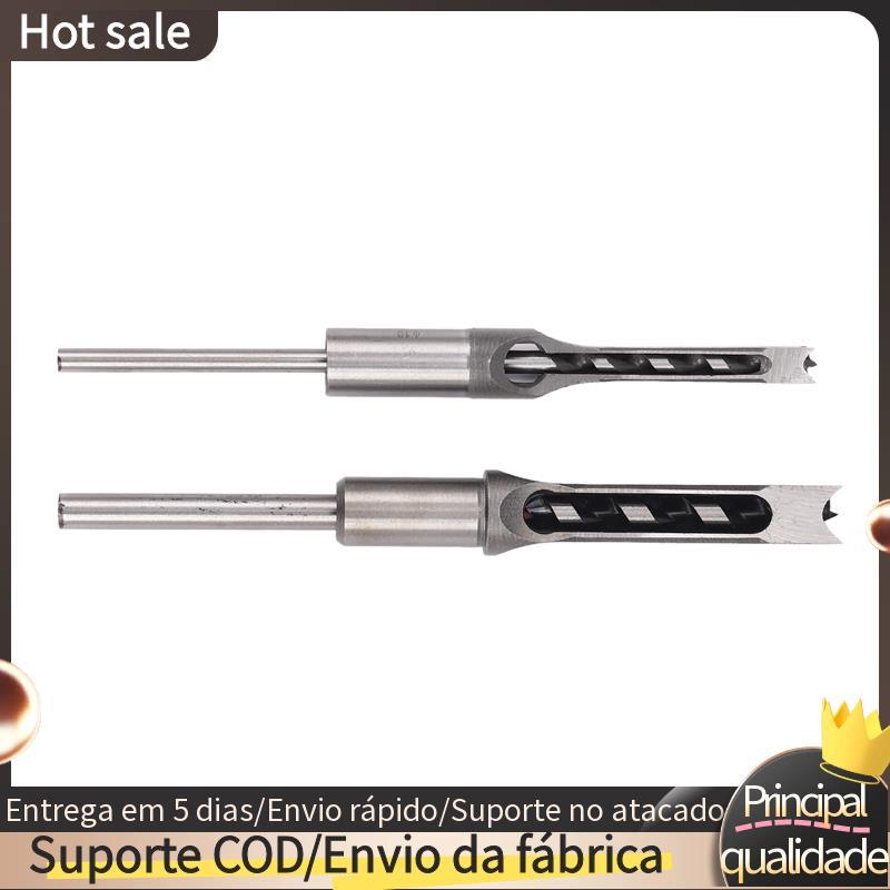 10Mm/16Mm Furo Quadrado Mortiser Broca Mortising Cinzel Carpintaria Ferramentas De Elétrica