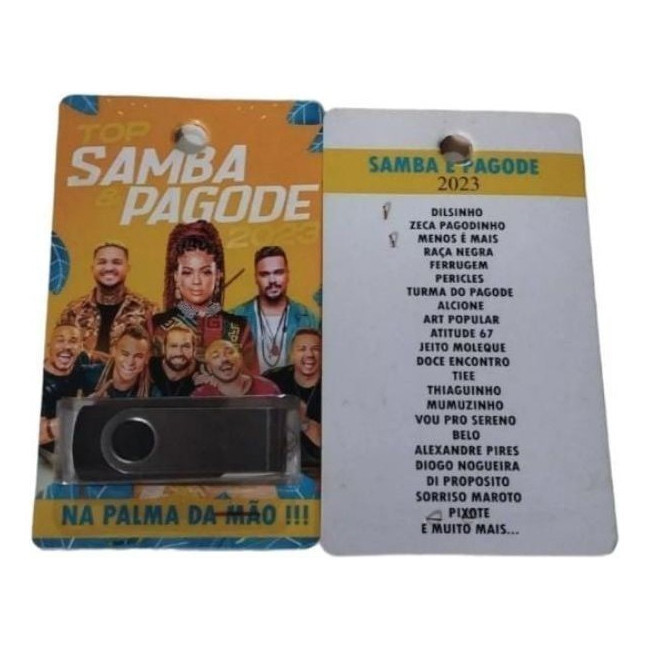 Pendrive As Tops Do Samba E  Do Pagode S