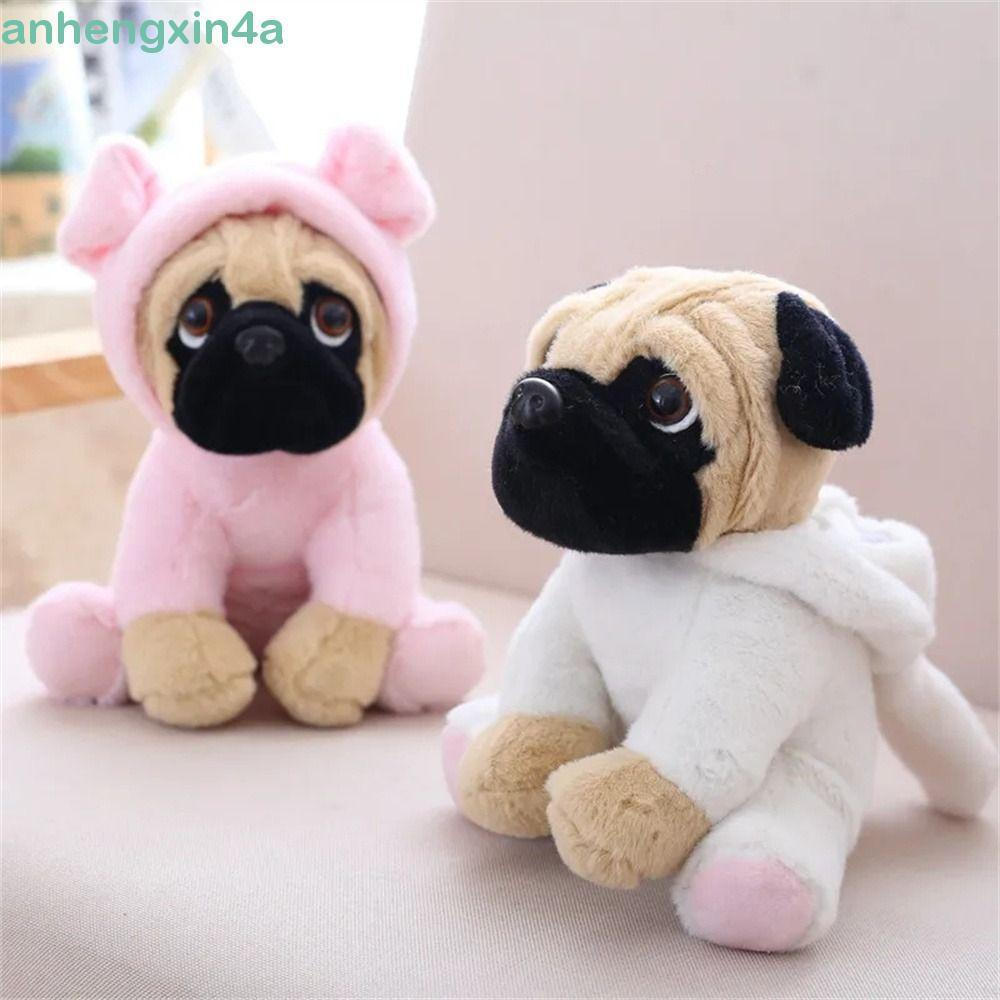 ANHENGXIN Pug Dog Plush Toys , Coelho Elefante Cosplay Dinossauro Recheado Sharpei , Boneca Macia