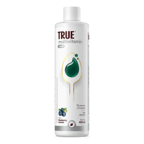 True Multivitamin Liquid 450 Mlsabor Blueberry Lemon Blueberry Lemon