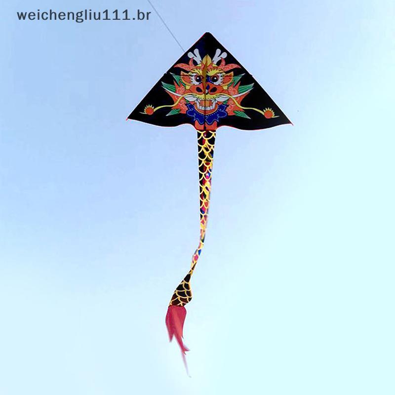 # weicheng Grande Pipa De Dragão Para Crianças E Adultos Fácil De Voar Enorme Kitee Cauda Brinquedo Ao Ar Livre .