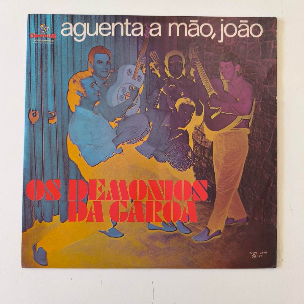 LP Disco Vinil Os Demônios da Garoa - Aguenta a Mão, João - 1971 (Samba)