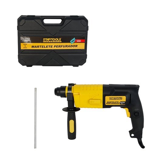 Martelete Perfurador 127V 600W Potente Ferramenta Construção Reforma