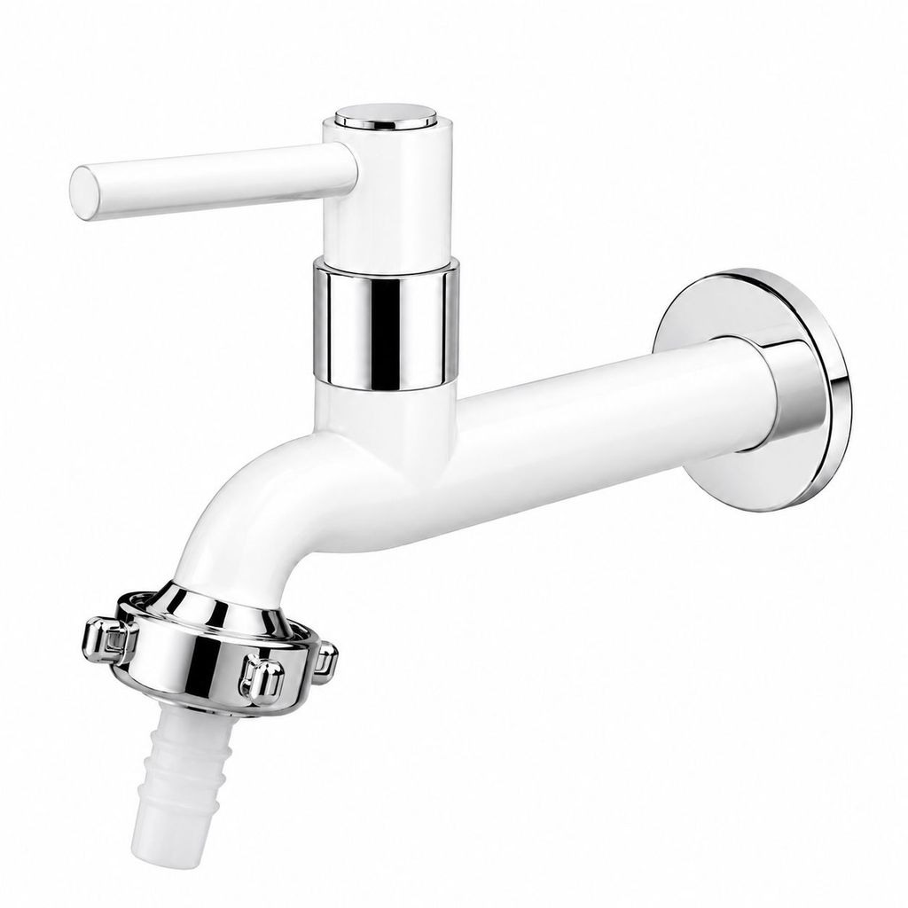 TORNEIRA PARA COZINHA TANQUE 1/4 DE VOLTA C/ BICO BRANCO