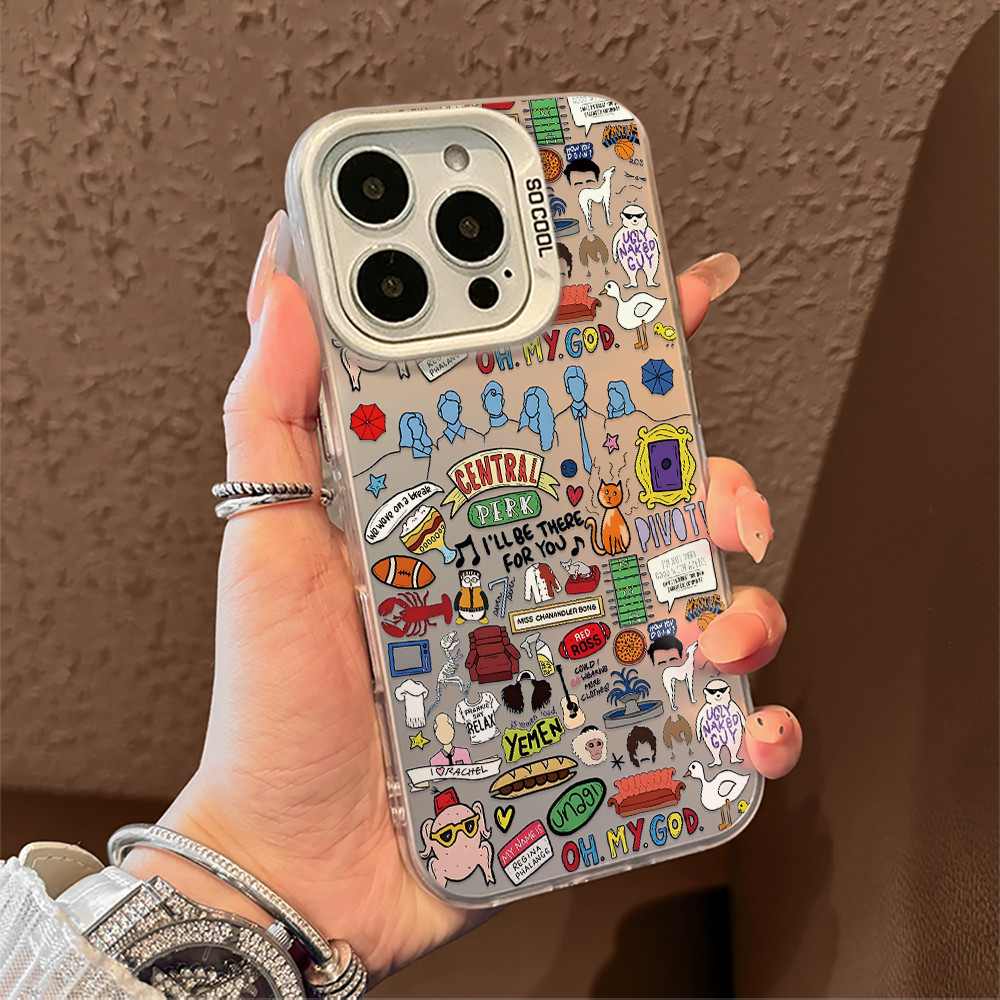 Capa de celular Friends para Motorola moto E40 G14 G22 G24 G34 G52 G54 G60 G84 TPU choque