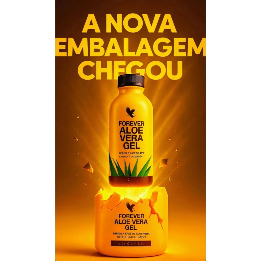 Suco Aloe Vera Gel Nova Embalagem Nova Pet Forever Living