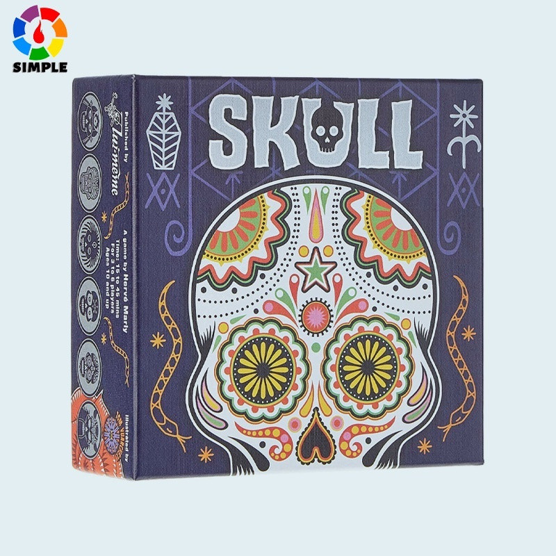 Skull Party Game Bluffing Game Strategy Game