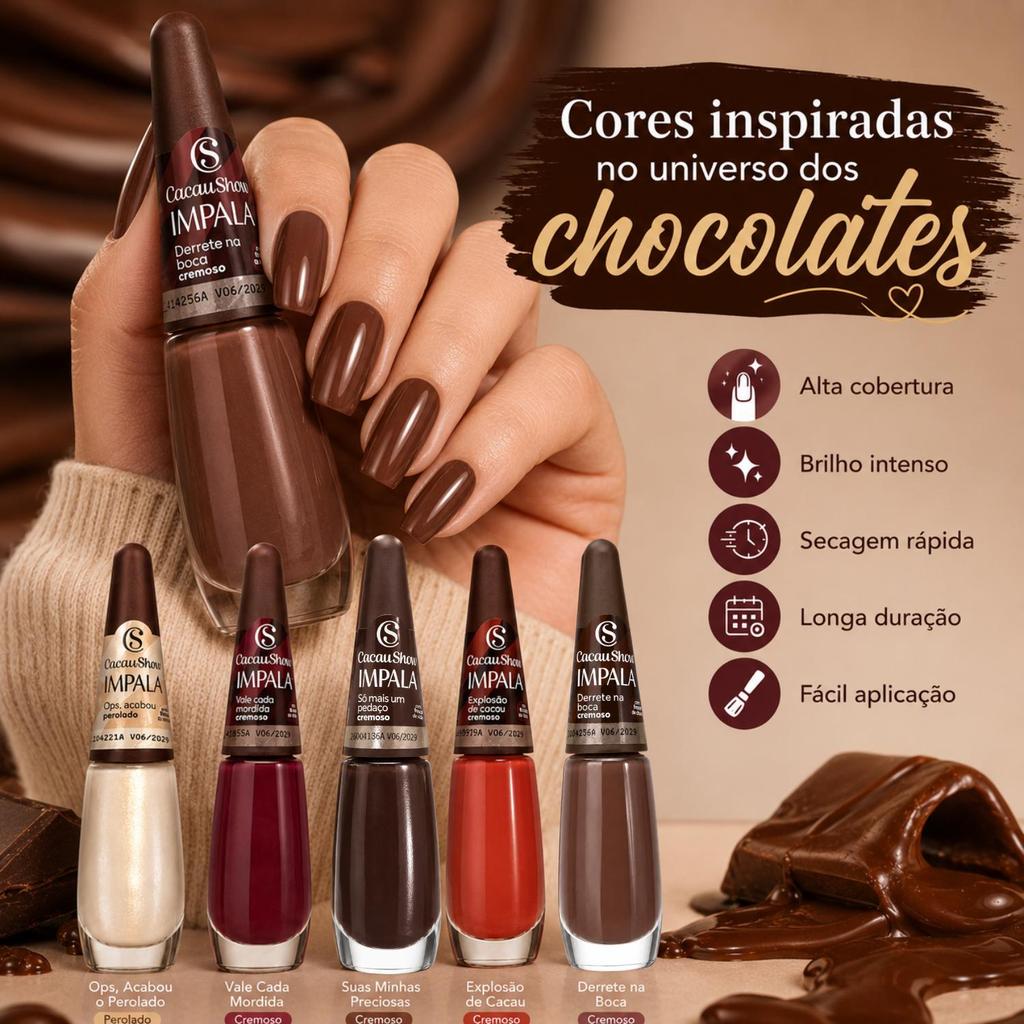 Esmalte Impala Cacau Show 7,5ml — imagem 2 de 2